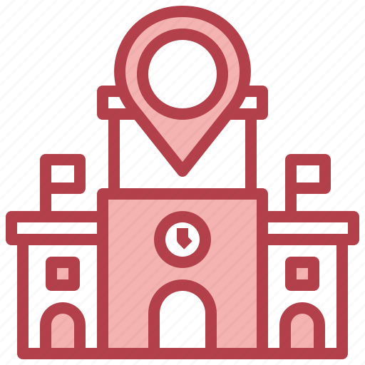 Train, station, railway, location, pin, placeholder icon - Download on Iconfinder