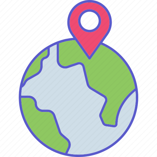 Global location, global, international, location, map, pointer\ icon - Download on Iconfinder