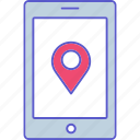 phone location, destination, location, map, navigation, phone
