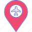 airport location, airport, destination, location, map, navigation 