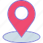destination, location, map, navigation, pin 