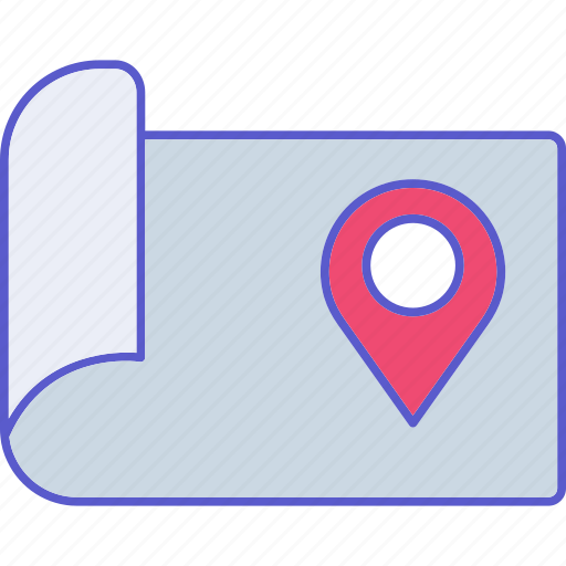 Navigation map, direction, location, map, navigation, road icon - Download on Iconfinder
