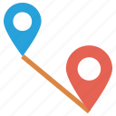 gps, location pins, locations, map pins, marker, navigation, pins