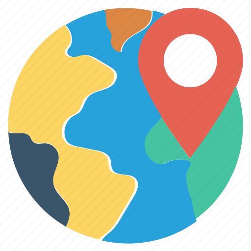 Country, earth, globe, location, location pin, map, world icon - Download on Iconfinder