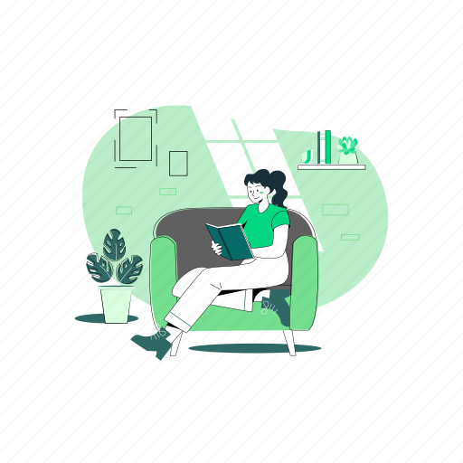Distancing, lockdown, lifestyle, outbreak, stay home, remote, distance illustration - Download on Iconfinder