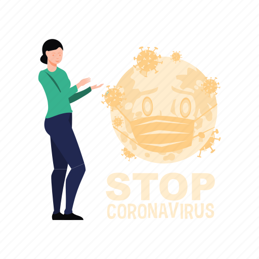Stop, coronavirus, global, lockdown, boy icon - Download on Iconfinder