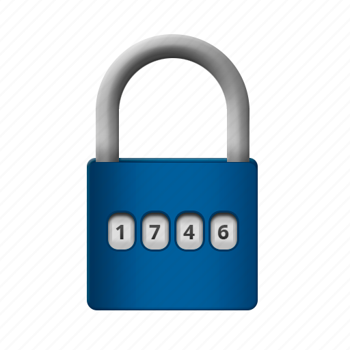 Lock, numered, protection, safety icon - Download on Iconfinder