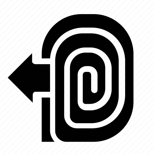 Fingerprint, logout, sign out icon - Download on Iconfinder