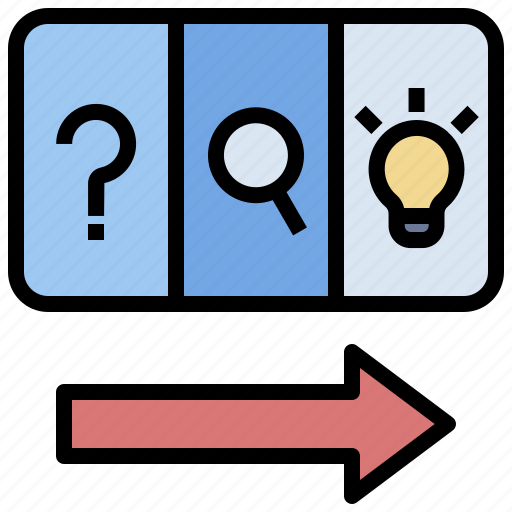 Inductive, process, thinking, logic, method icon - Download on Iconfinder