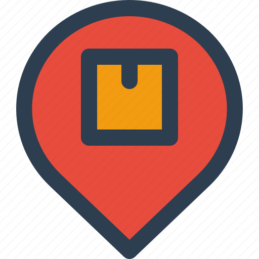 Package, delivery, shipping, package location icon - Download on Iconfinder