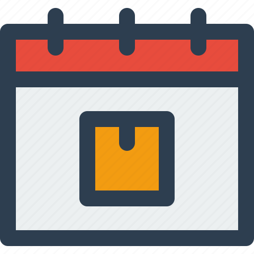 Package, delivery, shipping, package schedule icon - Download on Iconfinder