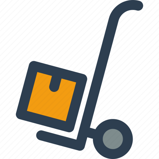 Package, logistic, package trolley icon - Download on Iconfinder