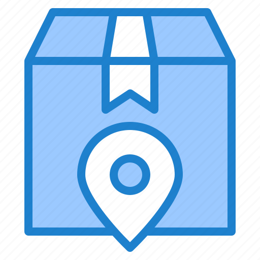 Box, delivery, location, package, shipping icon - Download on Iconfinder