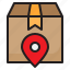 box, delivery, location, package, shipping 