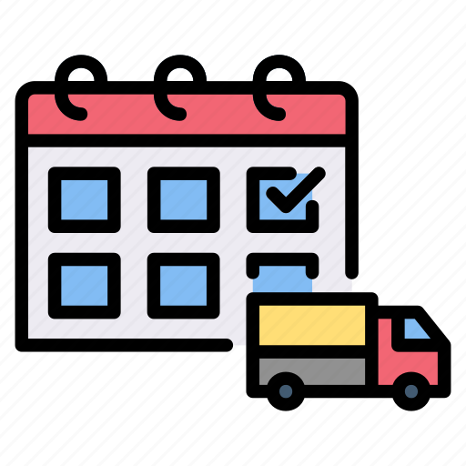 Calendar, courier, date, delivery, pick, up, schedule icon - Download on Iconfinder