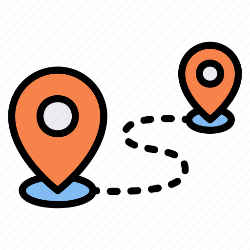 Delivery, destination, itinerary, location, logistics icon - Download on Iconfinder