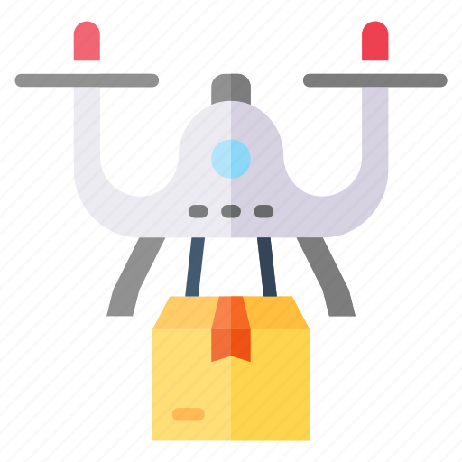 Box, delivery, drone, package icon - Download on Iconfinder