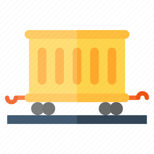 Cargo, freight, train, shipping, transport icon - Download on Iconfinder