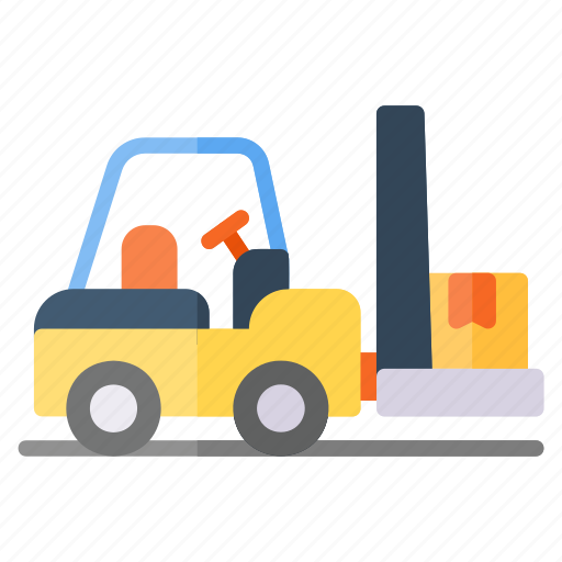 Forklift, logistics, shipping icon - Download on Iconfinder