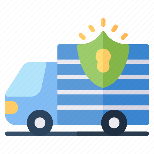 Security, secure, truck, logistics, delivery icon - Download on Iconfinder