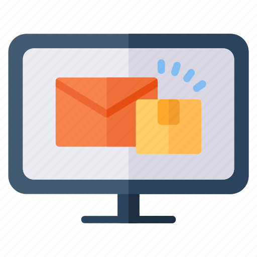 Delivery, email, message, monitor icon - Download on Iconfinder