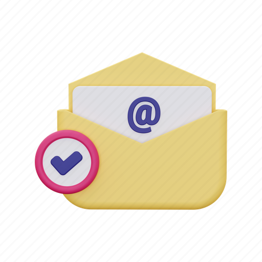 Mail, email, message, send, inbox, chat, envelope 3D illustration - Download on Iconfinder