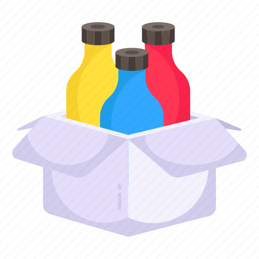 Bottle packing, bottle parcel, bottle package, bottles carton, logistic icon - Download on Iconfinder