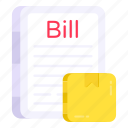 invoice, bill, payment slip, ecommerce, logistic bill