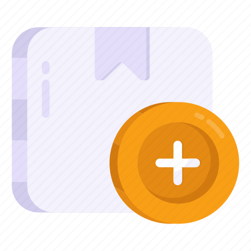 Add parcel, new parcel, add package, add carton, new package icon - Download on Iconfinder