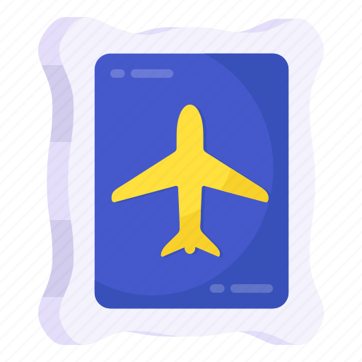 Air ticket, raffle, voucher, permit pass, travel pass icon - Download on Iconfinder