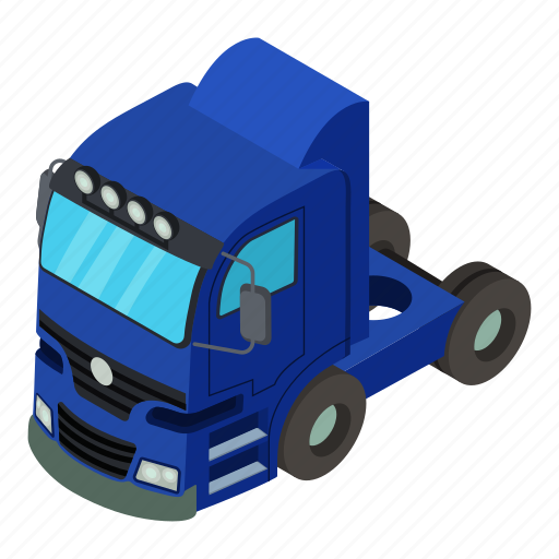 Dm3, illustration, isometric, logo, object, truck, vector icon - Download on Iconfinder