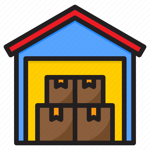 Box, warehouse, storehouse, logistics, delivery icon - Download on Iconfinder