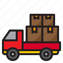truck, delivery, logistics, shipping, parcel