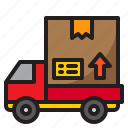 truck, logistics, delivery, package, parcel