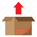 box, parcel, logistics, delivery, up, arrow