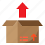 box, parcel, logistics, delivery, up, arrow 