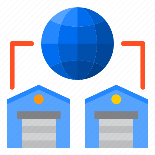 Global, warehouse, worldwide, logistics, delivery icon - Download on Iconfinder
