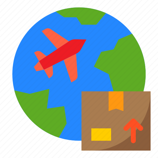 Global, worldwide, air, logistics, delivery, freight icon - Download on Iconfinder