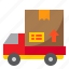 truck, logistics, delivery, package, parcel 