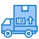 truck, logistics, delivery, package, parcel