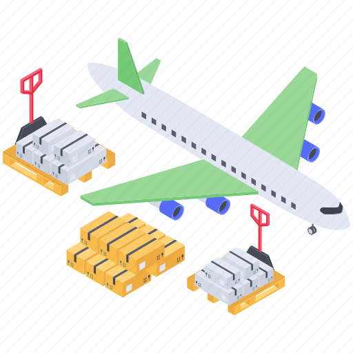Air freight, air logistics, air shipping, international freight, worldwide delivery icon - Download on Iconfinder