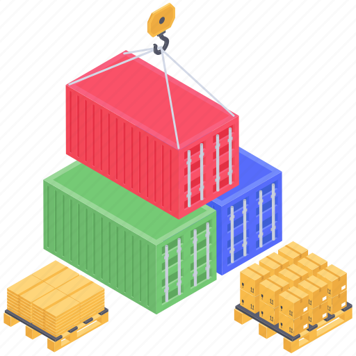 Container crane, container hoist, container lifting, crane service, shipping container icon - Download on Iconfinder