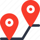 cargo, coordinate, delivery, gps, locate, location, map, marker, pin, route icon