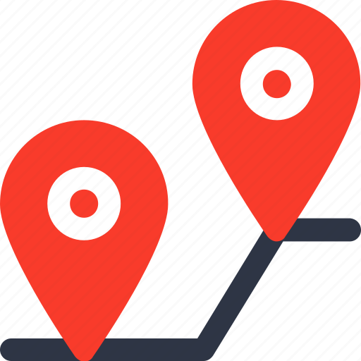 Cargo, coordinate, delivery, gps, locate, location, map icon - Download on Iconfinder