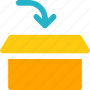 box, package, packing, shipping icon