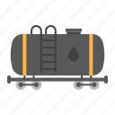 cargo, cistern, delivery, logistic, oil, railway, train