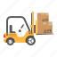 cargo, delivery, forklift, lift, logistic, truck, vehicle 