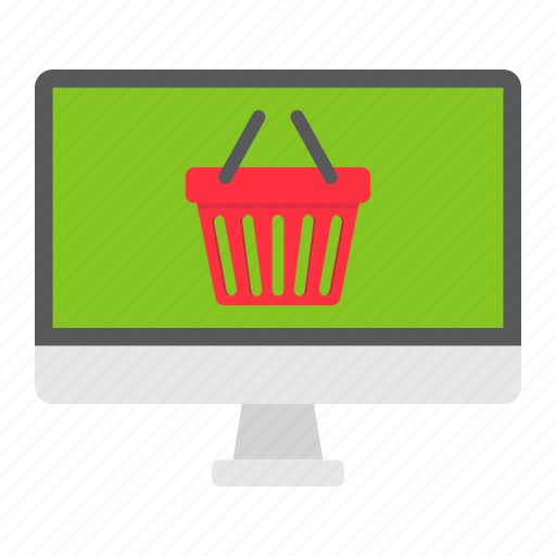 Basket, commerce, e, internet, online, pc, shopping icon - Download on Iconfinder