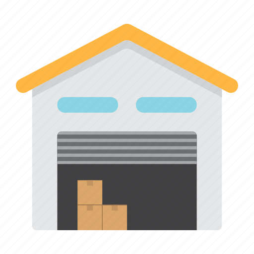 Box, building, cargo, delivery, logistic, storage, warehouse icon - Download on Iconfinder