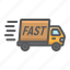delivery, fast, logistic, service, shipping, transport, truck 